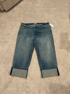 NWT KUT From the Kloth high rise sienna wide leg